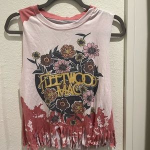 Fleetwood Mac tie dye band tee